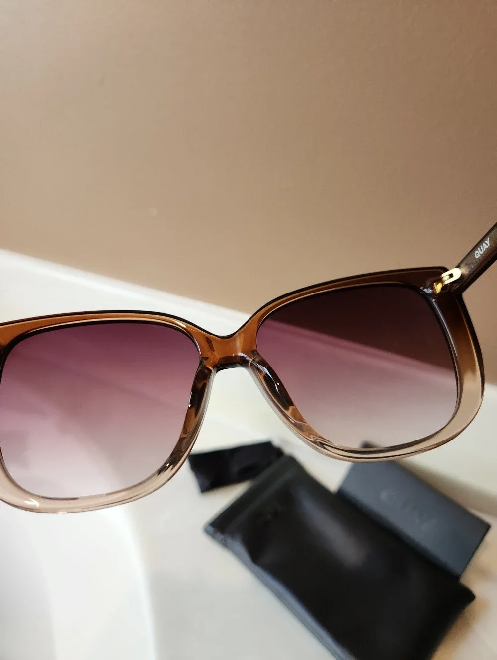 Quay Ever After Sunglasses (Coffee Doe/Brown)